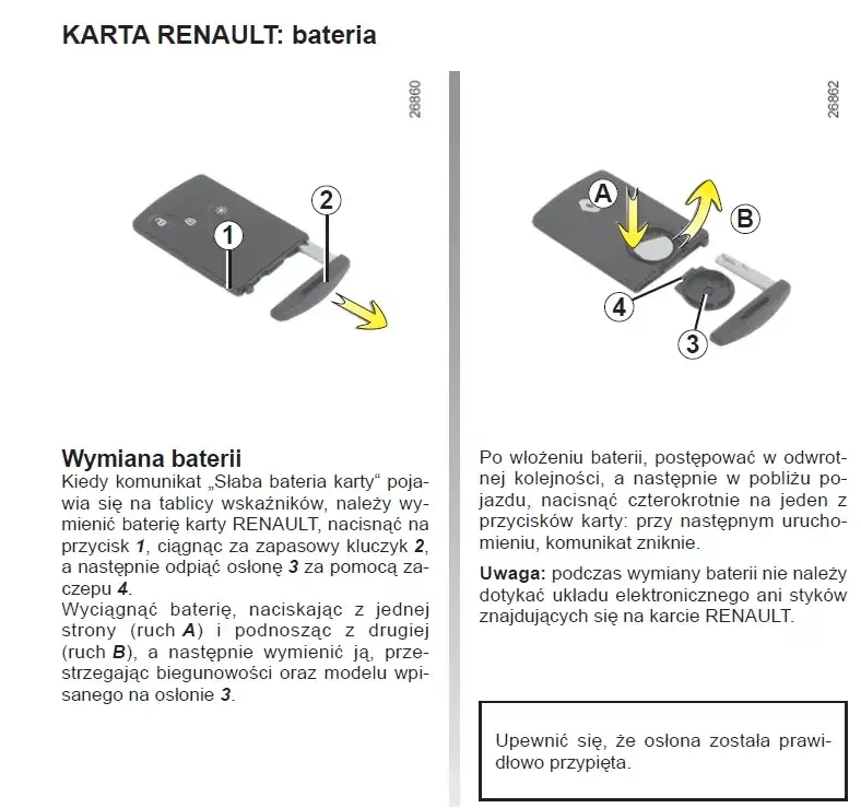 Wymiana baterii w karcie Renault Captur - proste kroki, które musisz znać