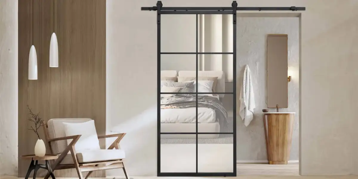 Drzwi przesuwne z lustrem: Zbuduj sam! Oszczędź miejsce i pieniądze