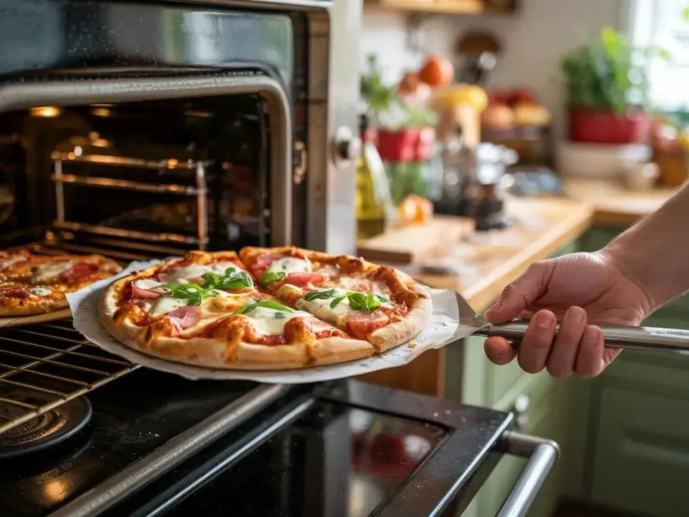 Jak piec pizzę w piekarniku z termoobiegiem, aby uniknąć przypalenia