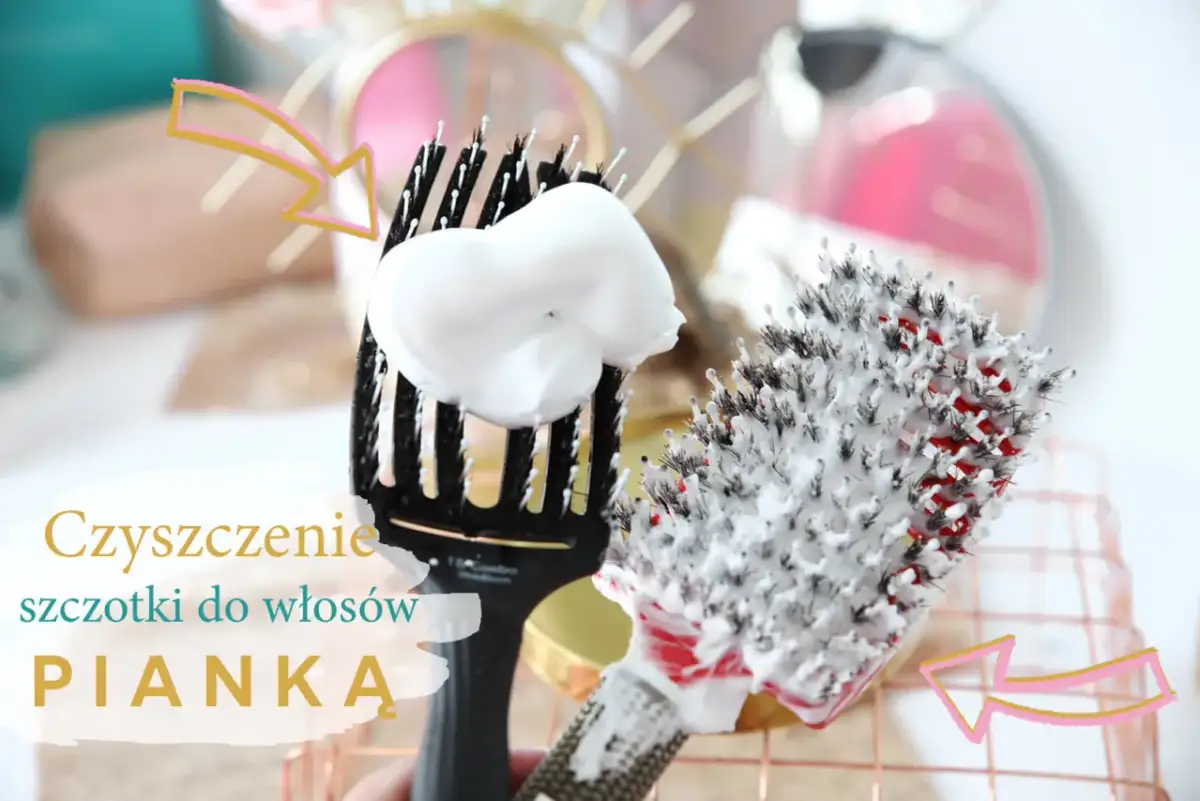 Jak wyczyścić szczotkę do włosów pianką do golenia w prosty sposób