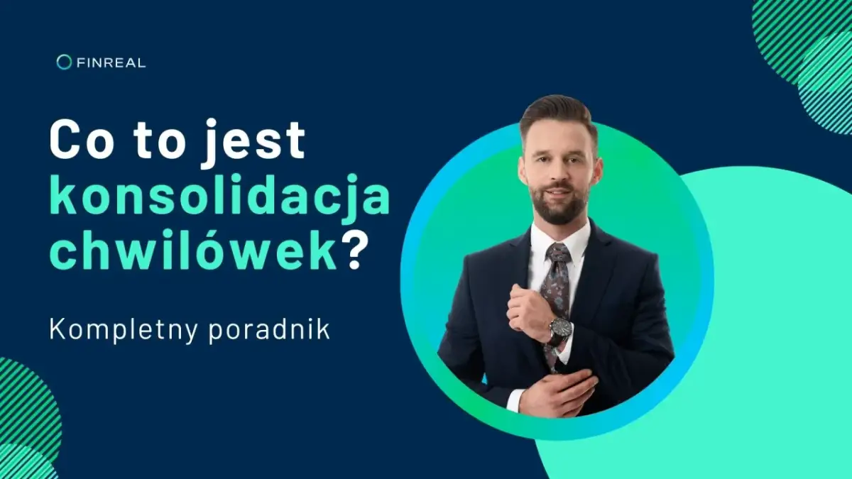 Mężczyzna w garniturze uczy, jak skonsolidować pożyczki pozabankowe. Kompletny poradnik.