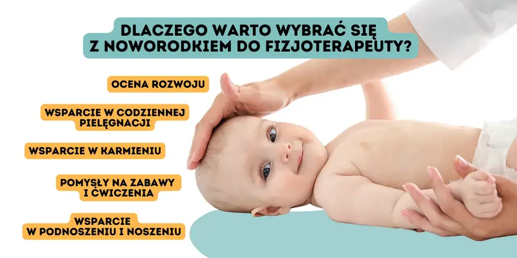 Kiedy z noworodkiem do fizjoterapeuty? Sygnały i przygotowanie