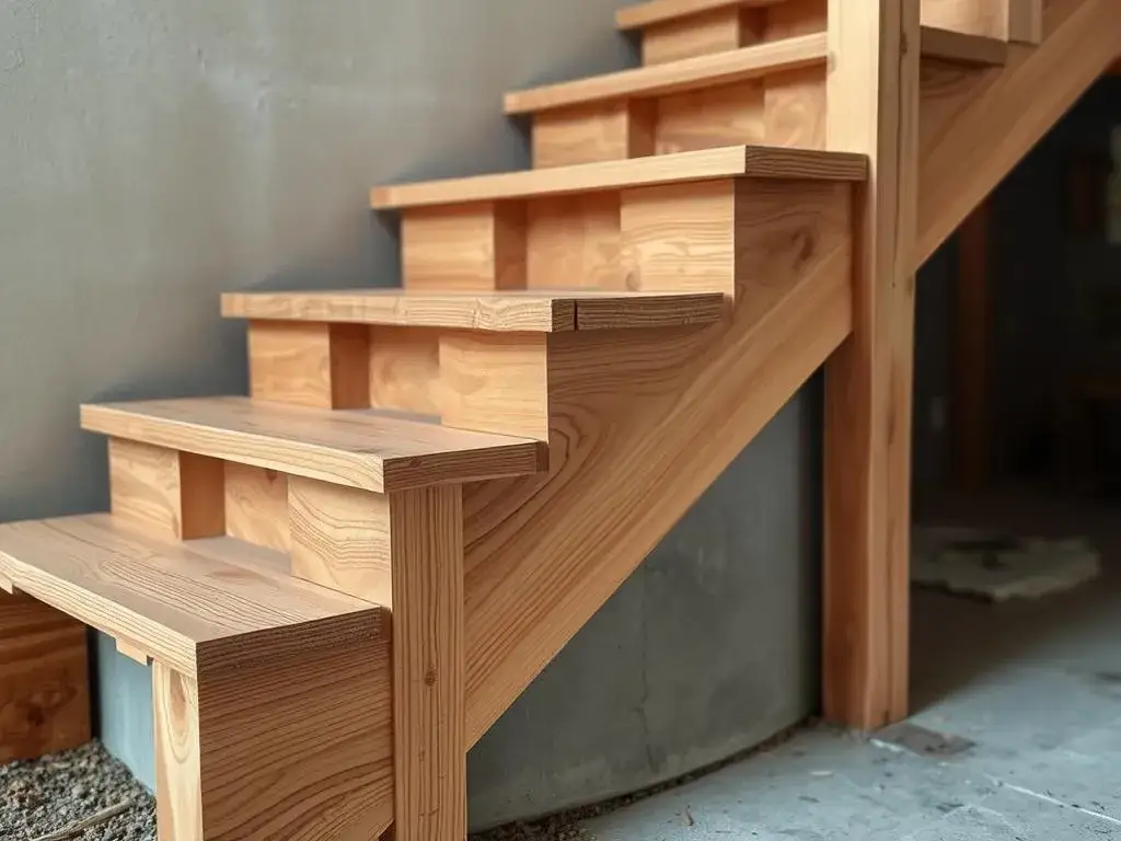 Montaż schodów drewnianych na beton: jak uniknąć najczęstszych błędów