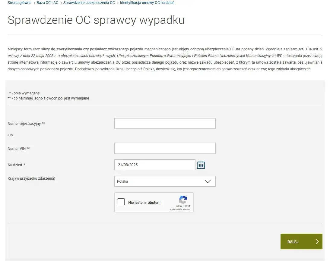 Gdzie sprawdzić ubezpieczenie samochodu? UFG i CEPiK krok po kroku.