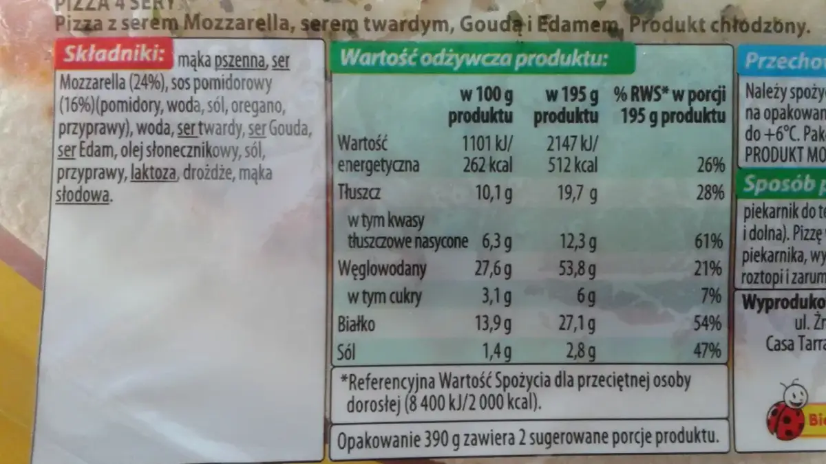 Ile kalorii ma pizza Guseppe 4 sery? Zaskakujące fakty o kaloriach