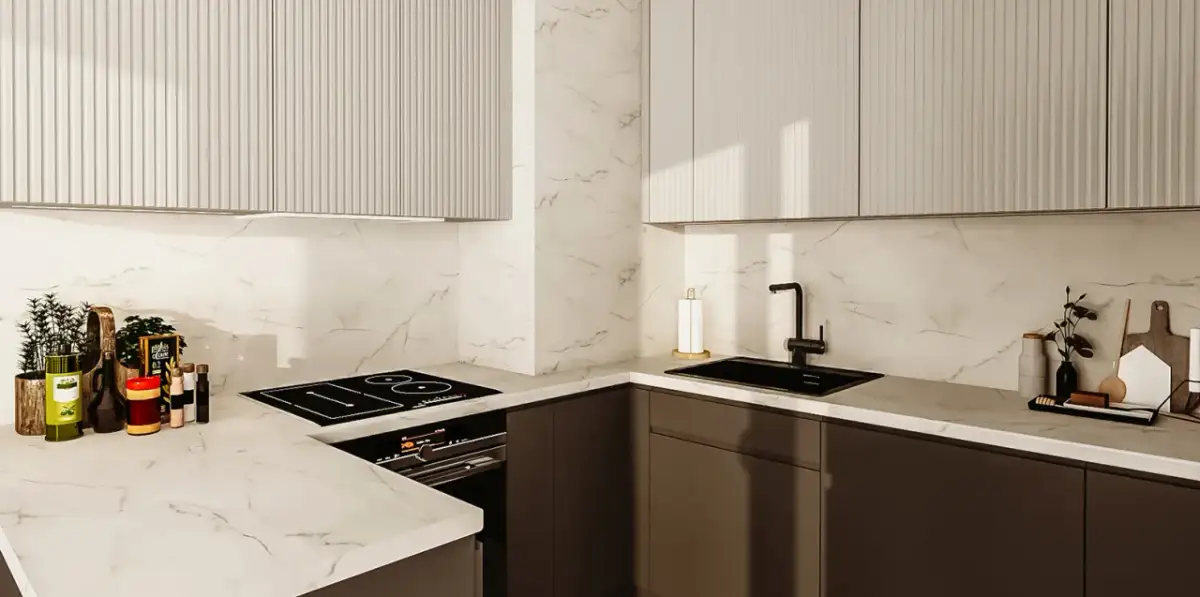 Ściana między szafkami: co wybrać, by kuchnia zachwycała?