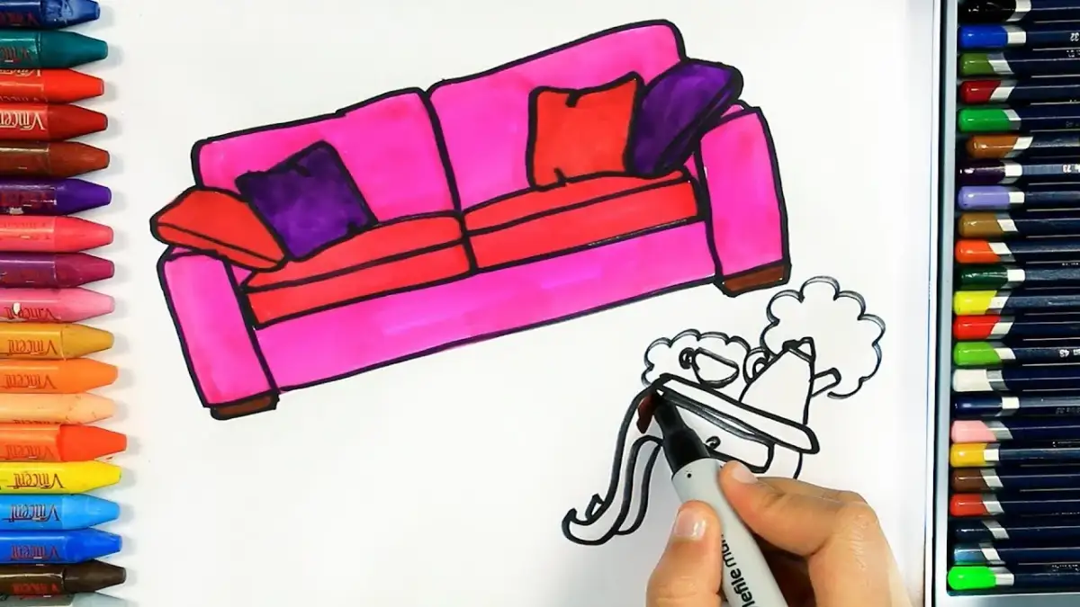 Jak narysować kanapę? Prosty poradnik krok po kroku