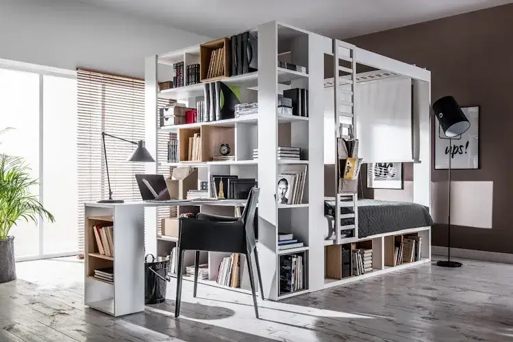 Jak podzielić pokój na sypialnię i salon, aby zyskać więcej przestrzeni