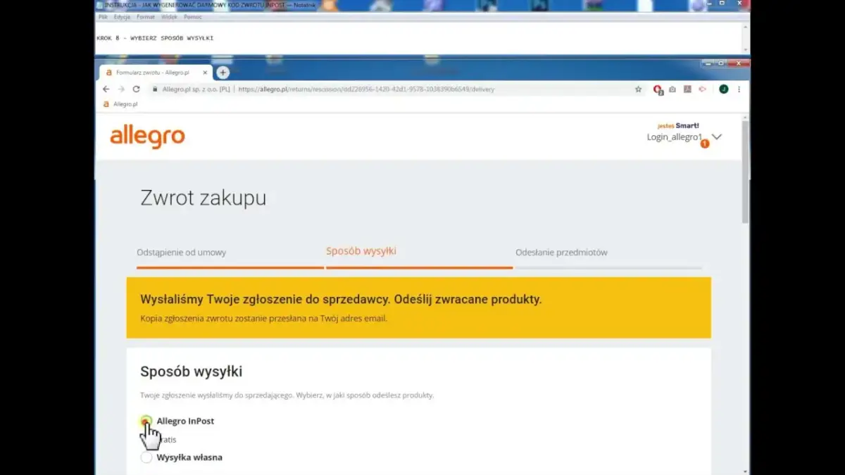Jak nadać zwrot InPost na Allegro - proste kroki, aby uniknąć problemów