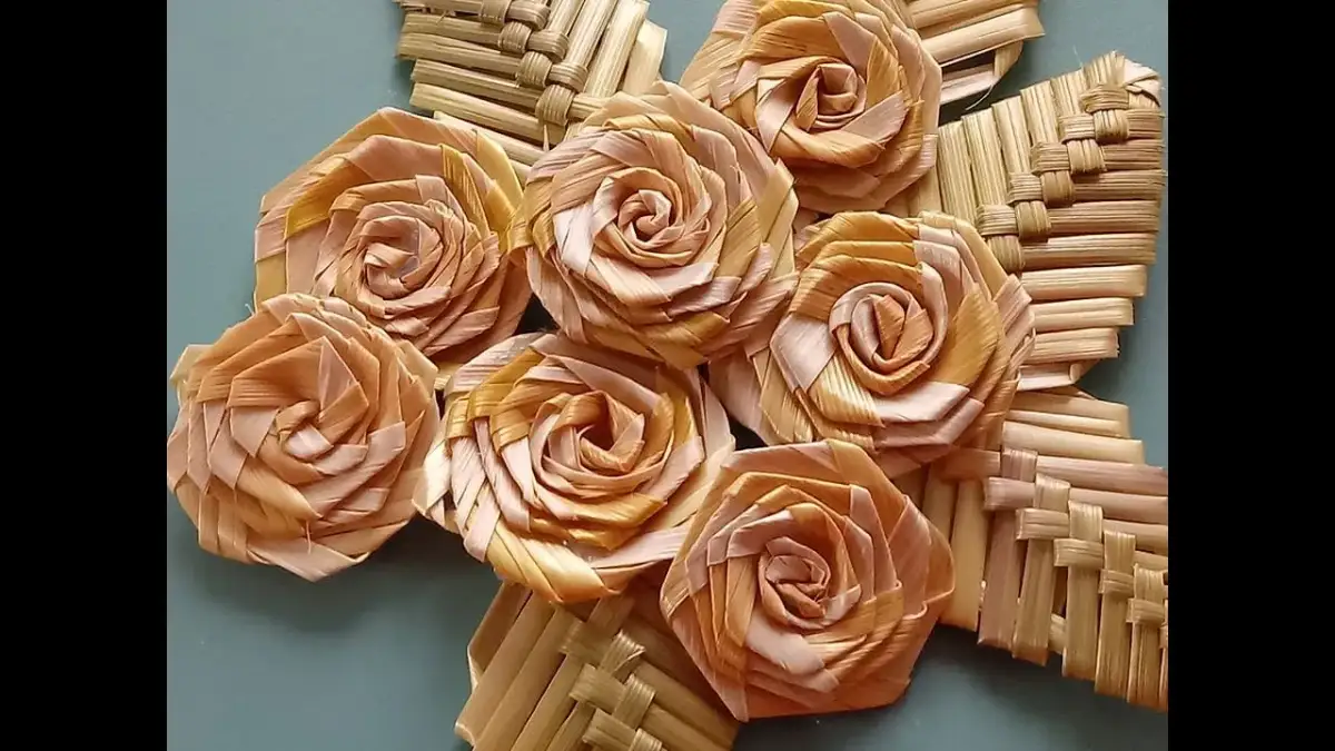 Ozdoby jak zrobić kwiaty do wieńca dożynkowego krok po kroku