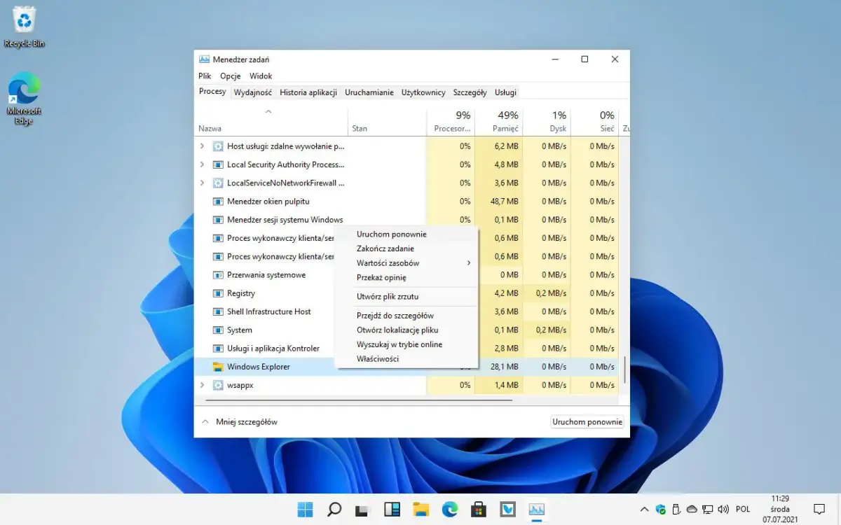 Windows 11: Jak przenieść pasek zadań na górę lub boki?