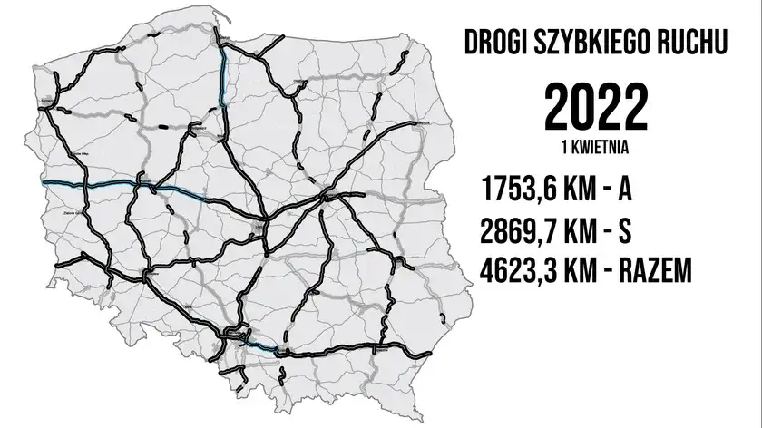 Ile kilometrów mają polskie autostrady? Zobacz, jak się zmieniają!