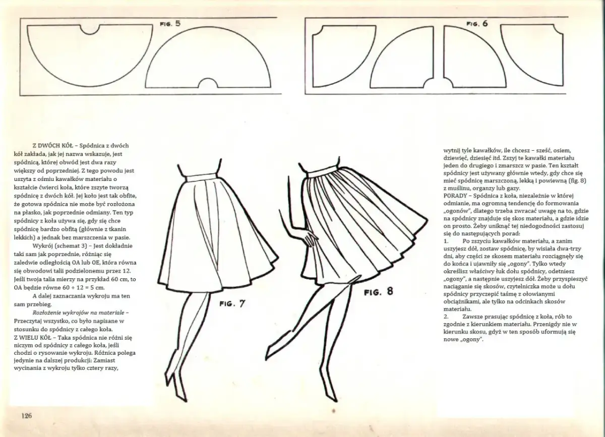Ile materiału na spódnicę z koła? Sprawdź, ile naprawdę potrzebujesz