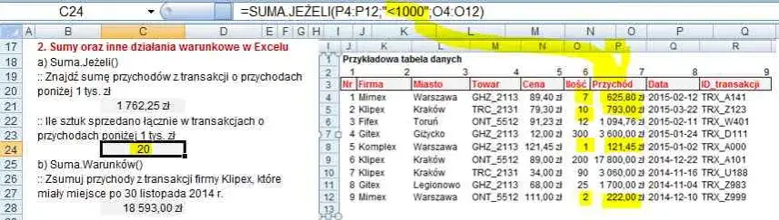 Jak dodać liczby w Excelu i uniknąć najczęstszych błędów