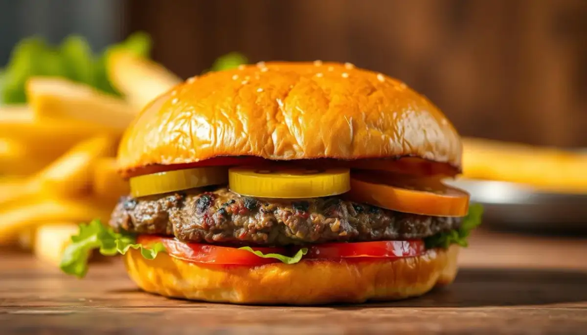 Ile kalorii ma burger wołowy? Poznaj prawdę i sekrety!