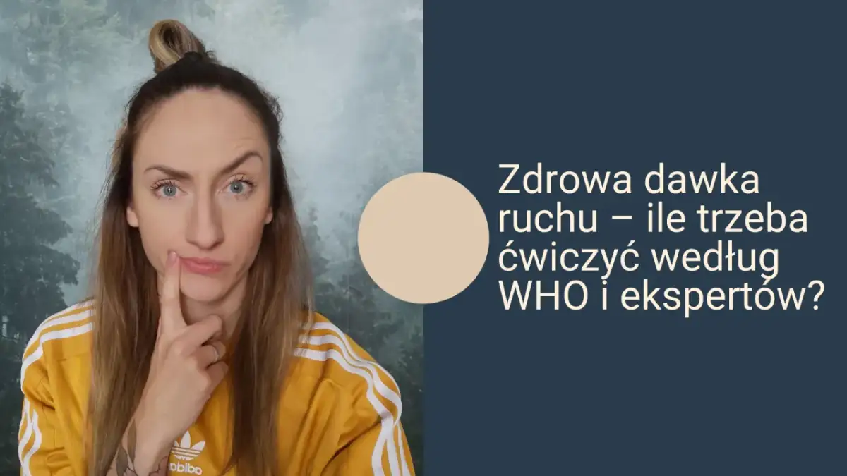 Zastanawiasz się, ile ćwiczyć dziennie? Kobieta zamyślona nad zdrową dawką ruchu według WHO i ekspertów.