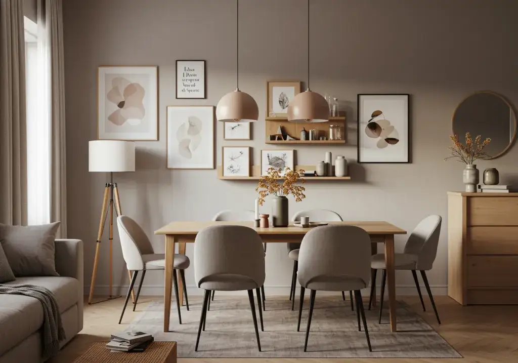 Co powiesić na ścianie nad stołem? Odkryj najlepsze pomysły dekoracyjne