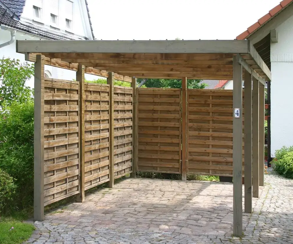 Jakie są przepisy dotyczące odległości wiaty od granicy działki?