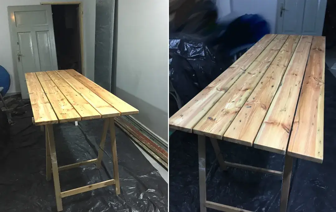 Stół ze starych desek: Przewodnik DIY krok po kroku