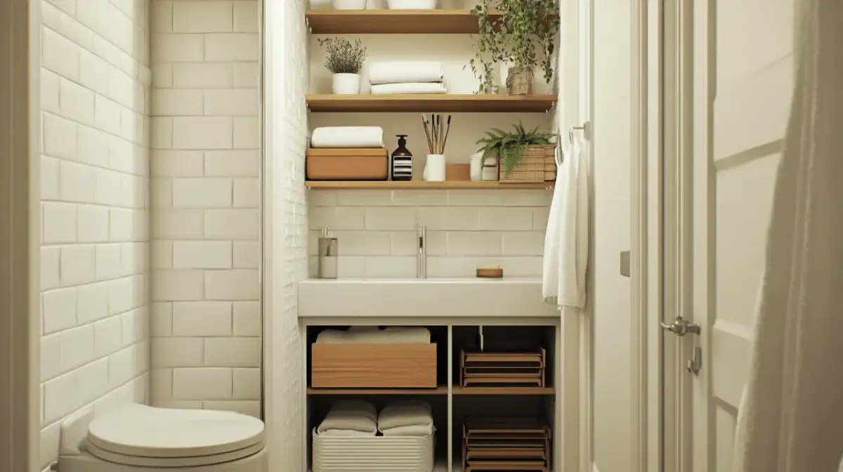 Praktische Badezimmer Regale: Stauraum für kleine Bäder effektiv nutzen