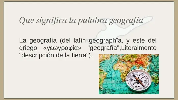 El sorprendente origen de la palabra geografía y su significado