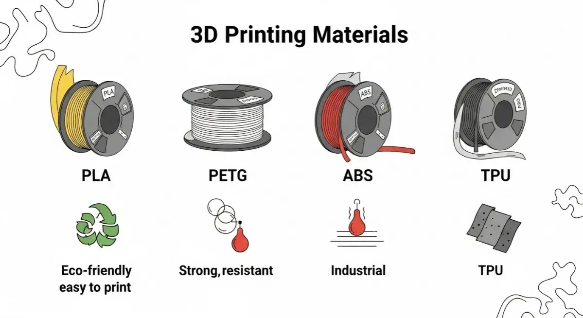 PLA czy PETG? Kluczowe różnice i wybór filamentu do druku 3D