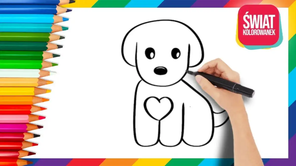 Narysuj psa krok po kroku! Prosty poradnik dla małych artystów
