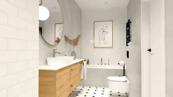 Płytki do małej łazienki: Jak optycznie powiększyć przestrzeń?