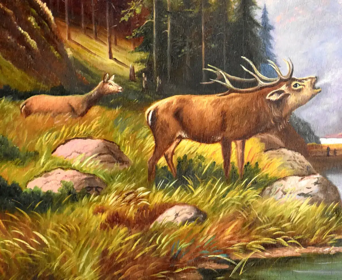 Röhrender Hirsch: Wert erkennen ist Ihr Bild Kunst oder Kitsch?