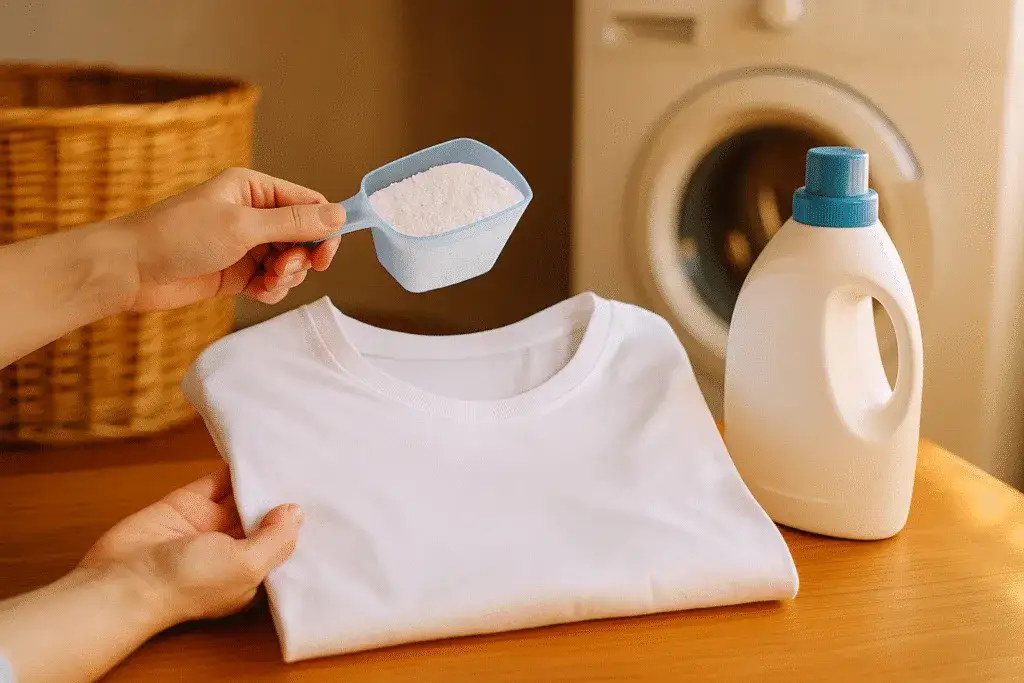 Jak wybielić pożółkłe ubrania? Domowe triki na śnieżną biel