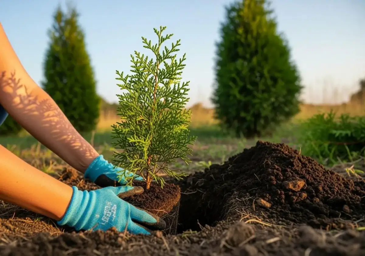 Sadzenie tui z gruntu: Kiedy i jak, by na pewno się przyjęły?