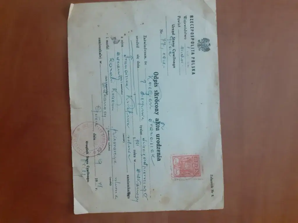 Gdzie jest numer w odpisie skróconym aktu urodzenia? Sprawdź to teraz