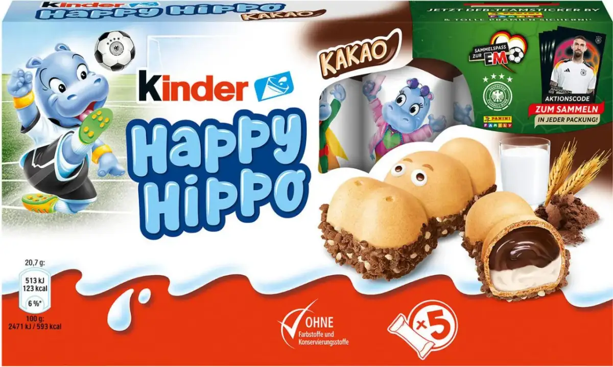 Kinder Happy Hippo w Niemczech: Gdzie kupić? Lista sklepów i ceny