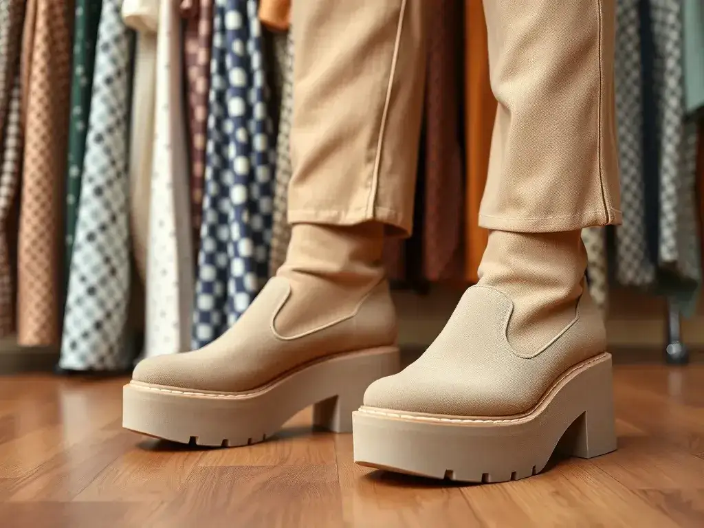 Jakie buty do rozszerzanych spodni, aby uniknąć modowych wpadek?