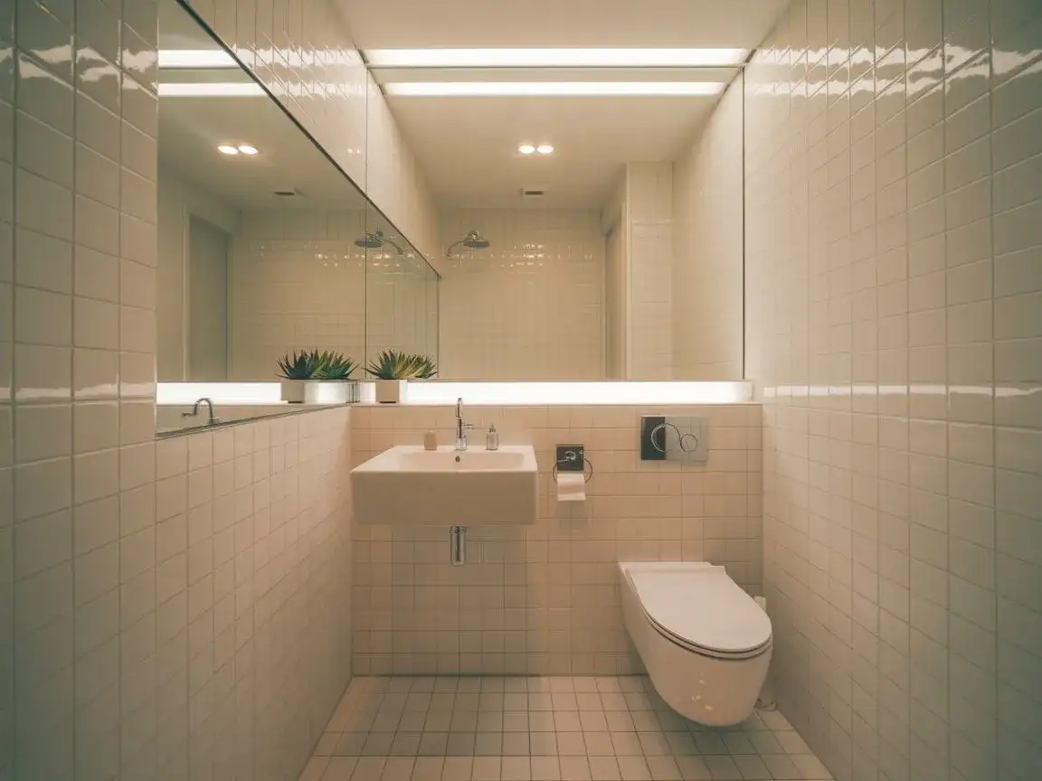 Jak powiększyć łazienkę lustrami i stworzyć wrażenie przestronności