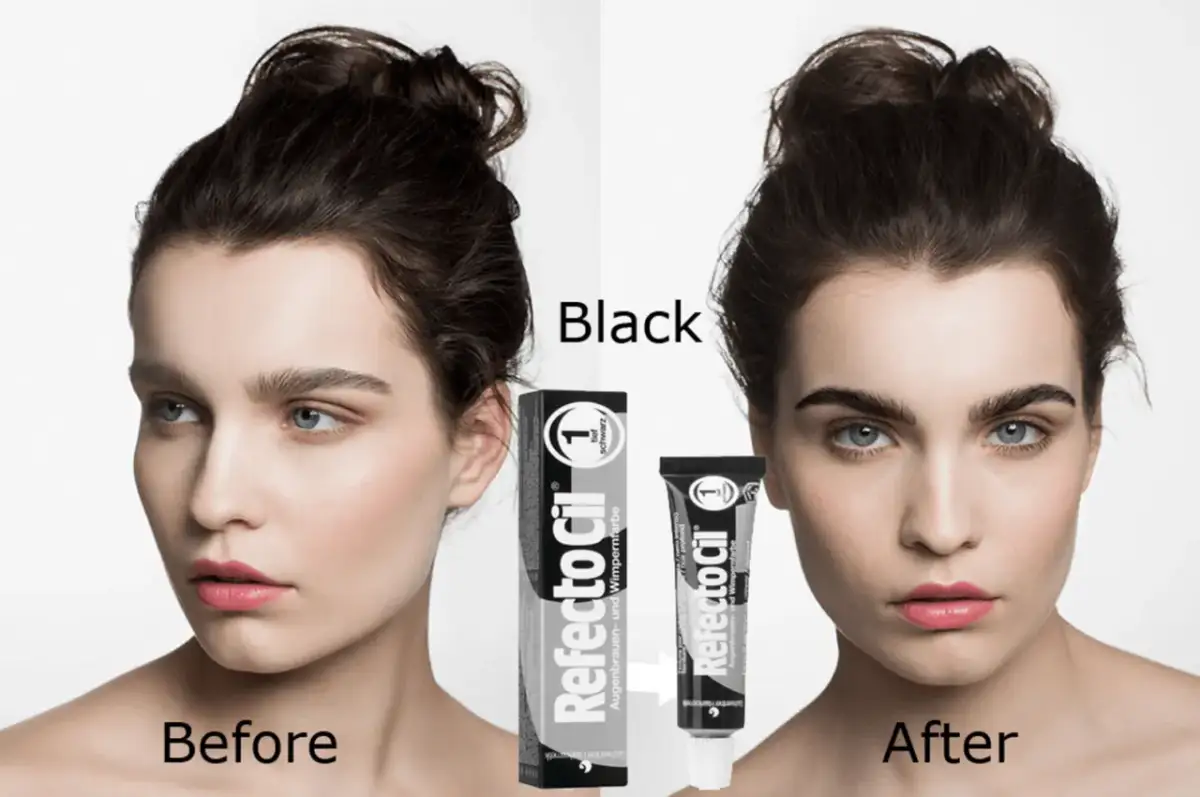 Czarne farbki do brwi - który typ urody zyska najwięcej?