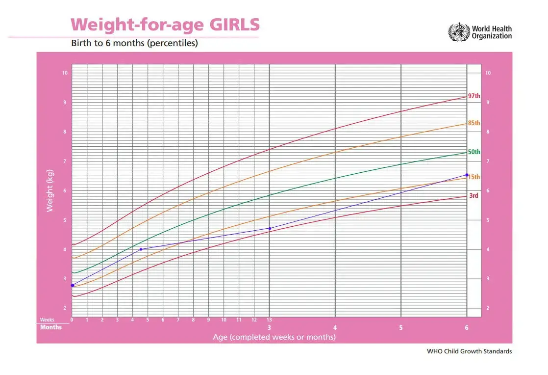 Prawidłowy przyrost wagi niemowlęcia: normy, siatki centylowe i alarmy