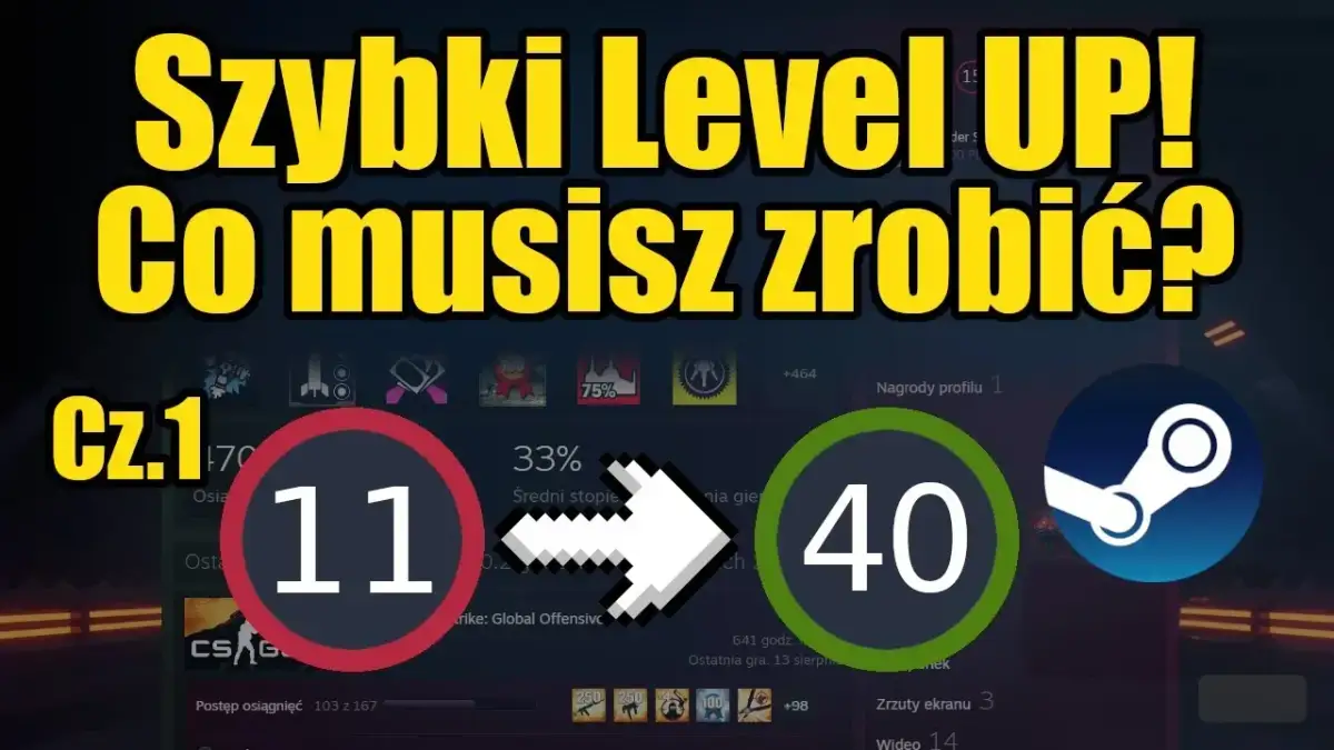 Jak zdobyć poziom Steam i zwiększyć swoje możliwości w grach