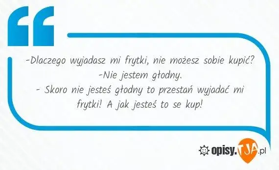 Dlaczego wyjadasz mi frytki? Kultowy mem i psychologia podjadania.