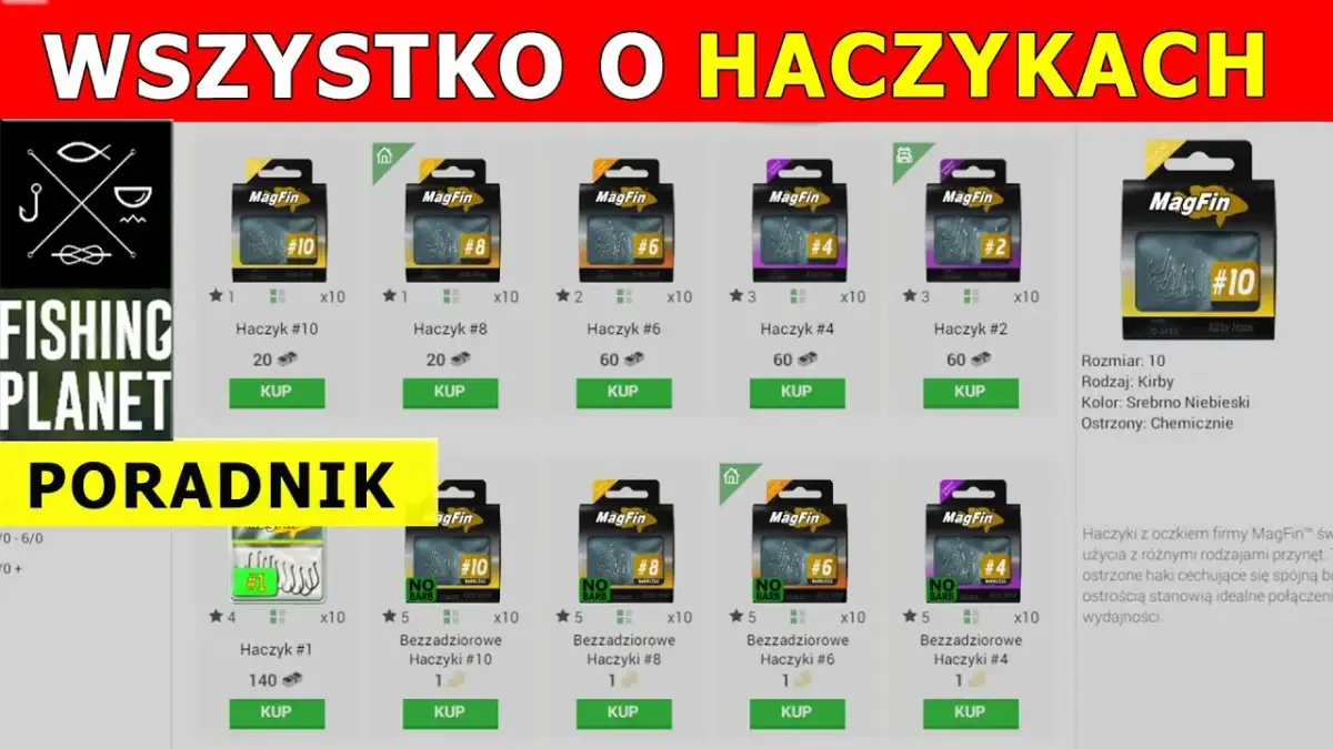 Jaki haczyk na grunt? Odkryj najlepsze rozmiary i typy do łowienia