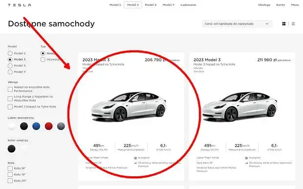 Ile kosztuje najtańsza Tesla 3? Cena, dopłaty i realny koszt