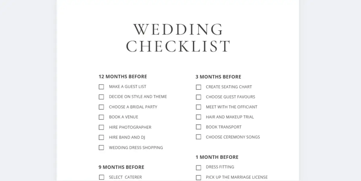 Lista dla Panny Młodej: Co Potrzebne do Ślubu? [Checklista]