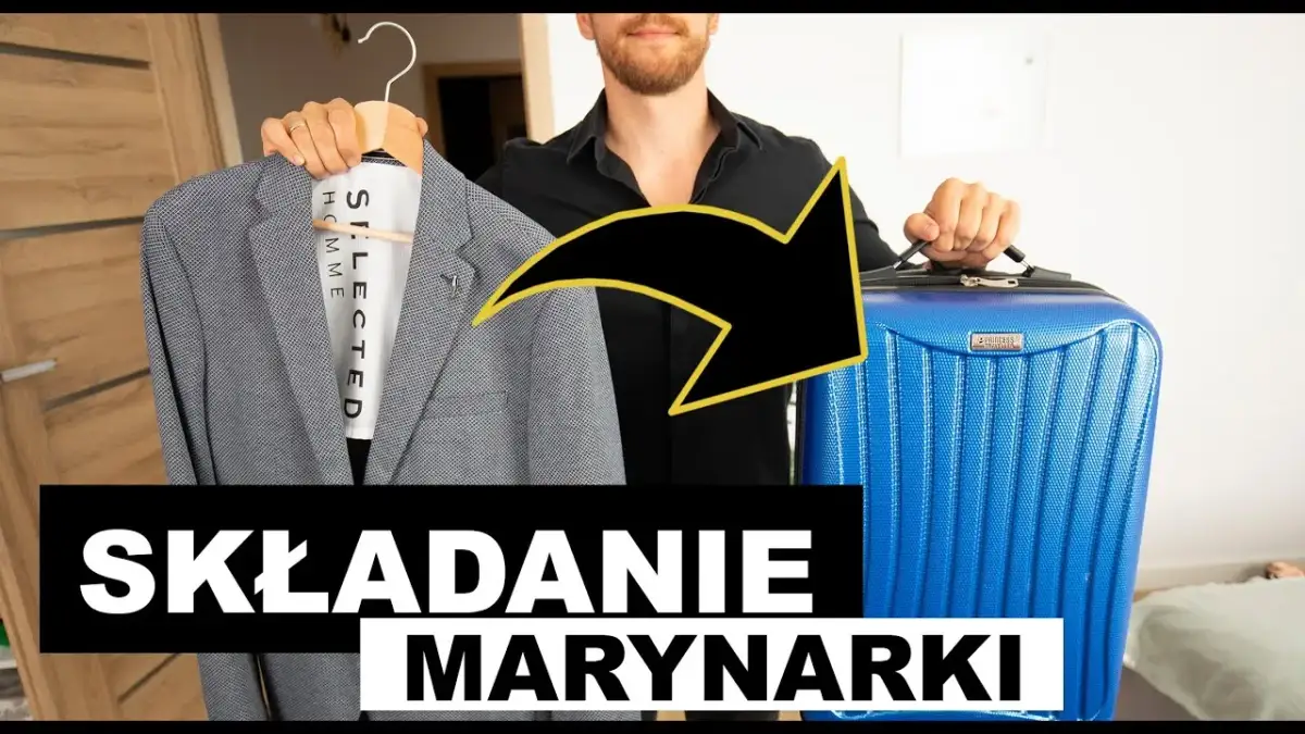 Jak złożyć marynarkę do walizki, aby uniknąć gniecenia i uszkodzeń