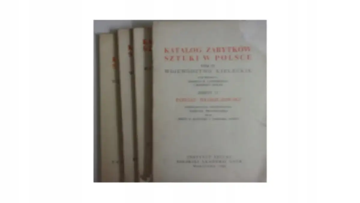 Katalog zabytków sztuki w Polsce, tom III, województwo kieleckie, powiat włoszczowski. Instytut Sztuki PAN, Warszawa 1990.