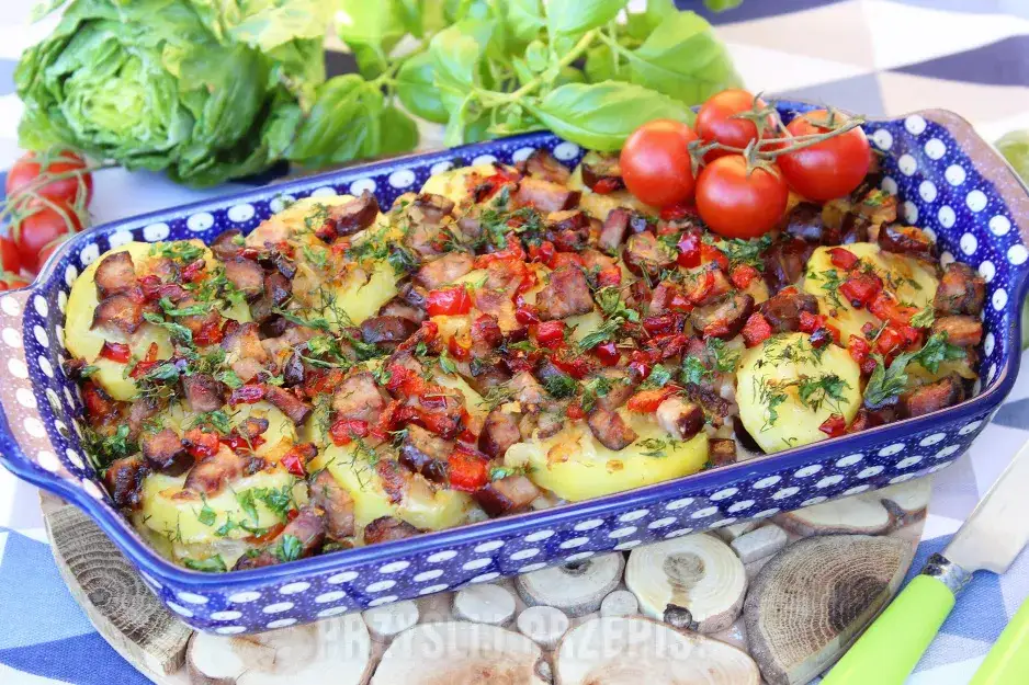 Zapiekanka ziemn. z kiełbasą: Przepis, który zawsze wychodzi