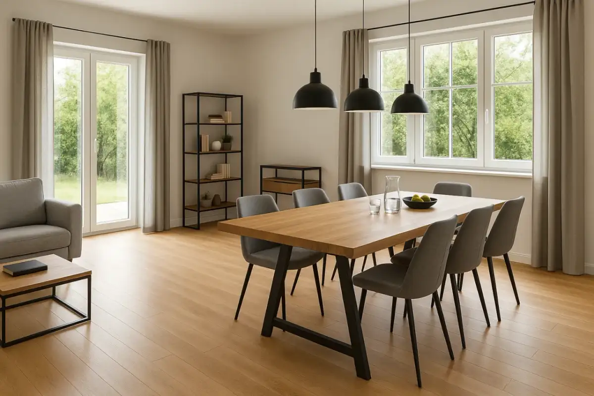 Salon z jadalnią: Jak połączyć strefy? Praktyczny poradnik