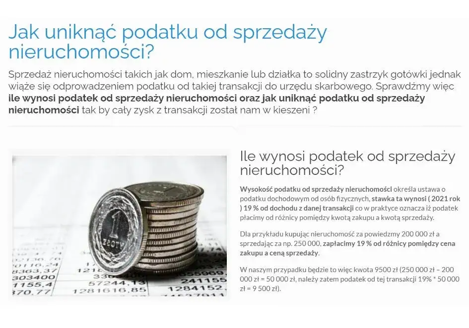 Jak uniknąć podatku od sprzedaży nieruchomości przed upływem 5 lat?