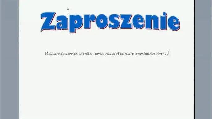 Zaproszenie dwustronne w Wordzie: Stwórz je krok po kroku!
