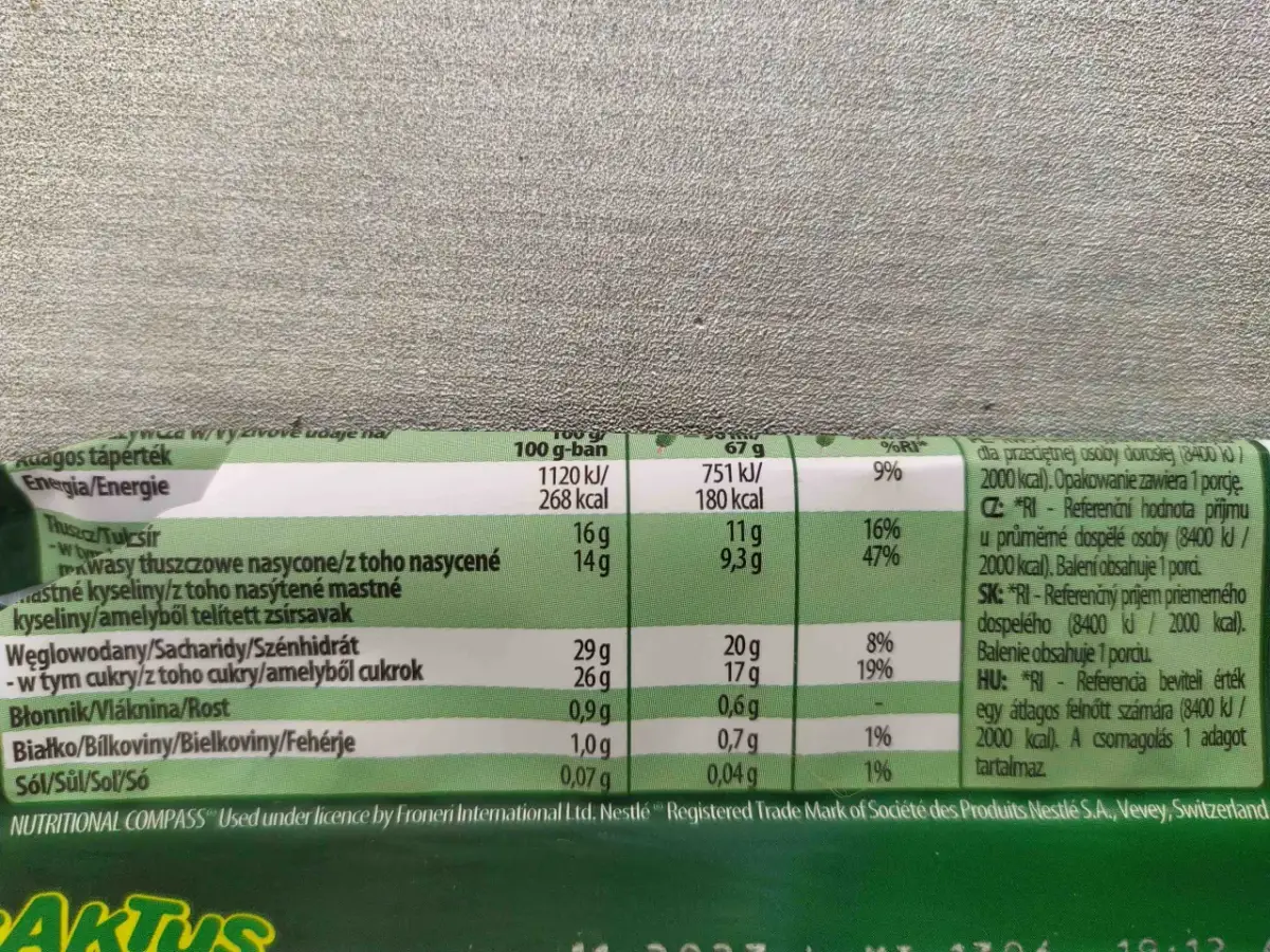 Ile kalorii ma lód Kaktus? Zaskakujące wartości odżywcze!