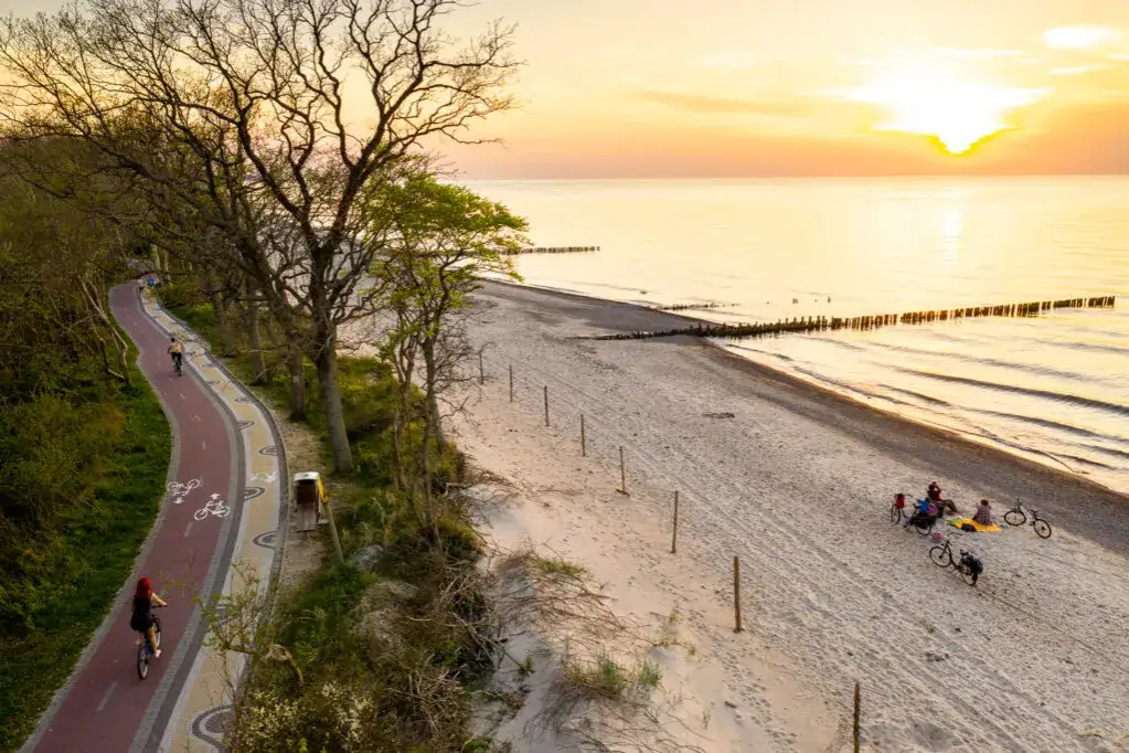 Trasa rowerowa Mielno Kołobrzeg - idealna na rodzinne wyprawy